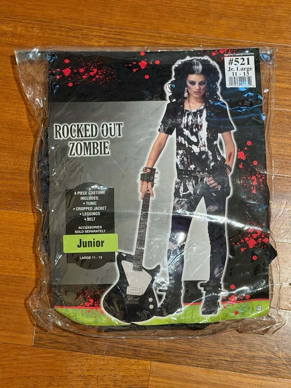 California Costumes Rocked Out Zombie Costume Jr. Large 11-13